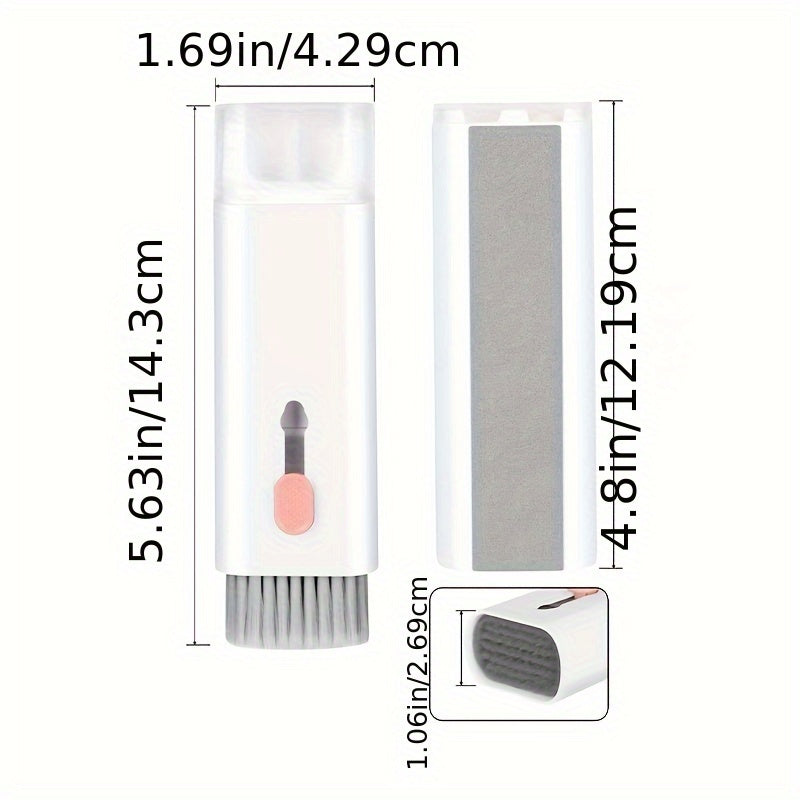 7 In 1 Electronic Cleaning Kit, Keyboard Cleaner With Keycap Extractor, Multifunctional Hair Brush, Earphone Cleaning Pen Screen Dust Cleaning Portable Tool Mobile Phone Keyboard Notebook Tablet Cleaning Tool