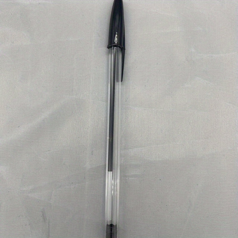 50pcs 1.0mm Bullet Point Ballpoint Pens - Perfect for Hotel Catering & Office Stationery!