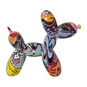 Resin Balloon Dog Sculpture, Cute Animal Resin Art Sculpture Crafts, Home Dining Table Decoration Sculpture