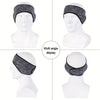 Winter Fleece Headband, Sport Earmuffs, Windproof Stretchy Ear Covers, Ski Workout Sweatband, Thermal Moisture Wicking Sport Headbands - For Men & Women - For Winter Sports & Outdoor Activities - Perfect Gift for Cold Weather