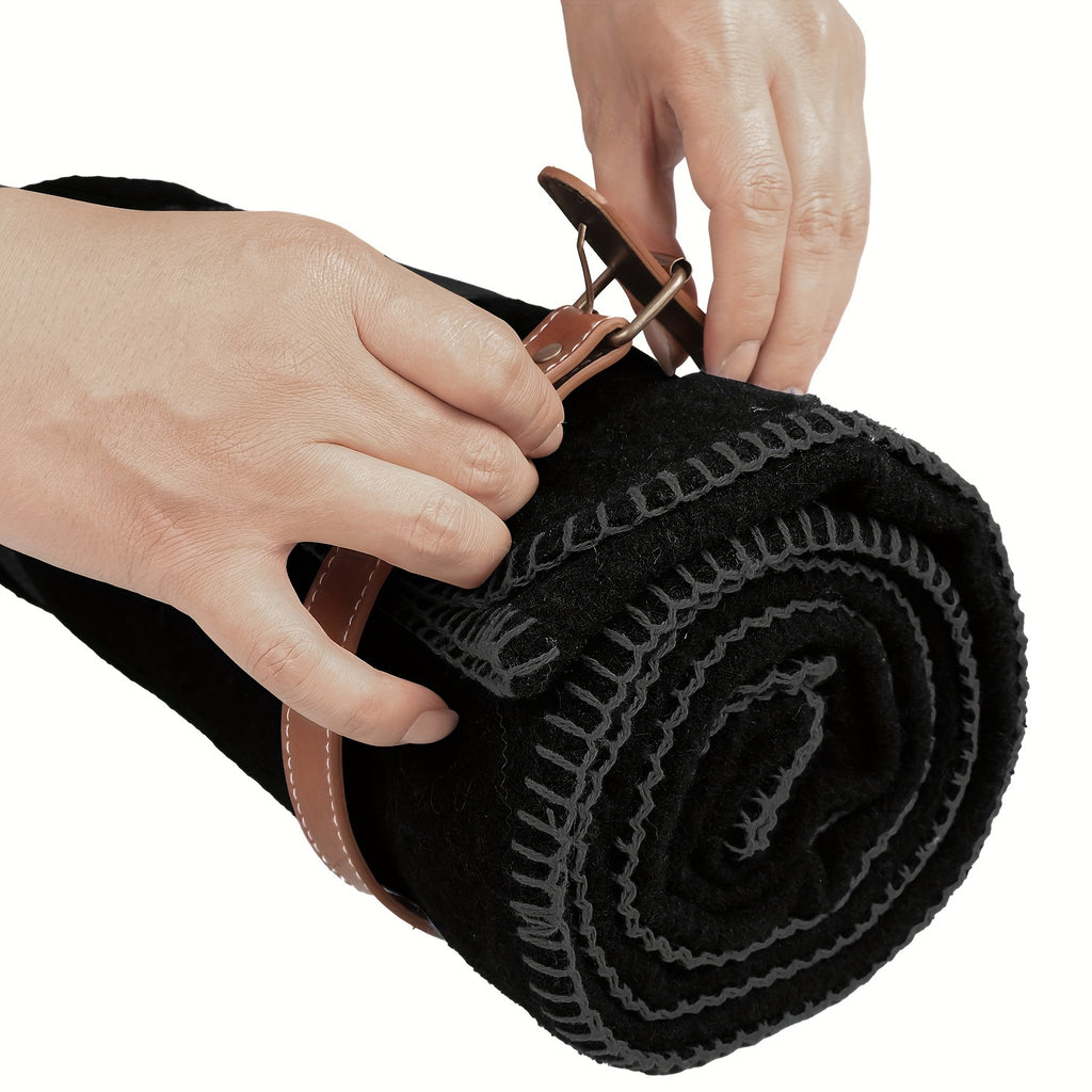 100% Wool Blanket, Warm, Thick, Washable, Military Wool Blanket, Great For Camping, Outdoors, Sporting Events, Survival Kits