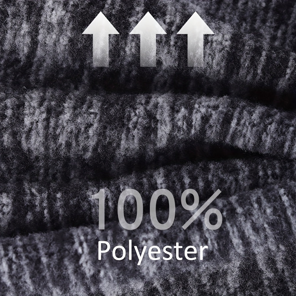 Winter Fleece Headband, Sport Earmuffs, Windproof Stretchy Ear Covers, Ski Workout Sweatband, Thermal Moisture Wicking Sport Headbands - For Men & Women - For Winter Sports & Outdoor Activities - Perfect Gift for Cold Weather