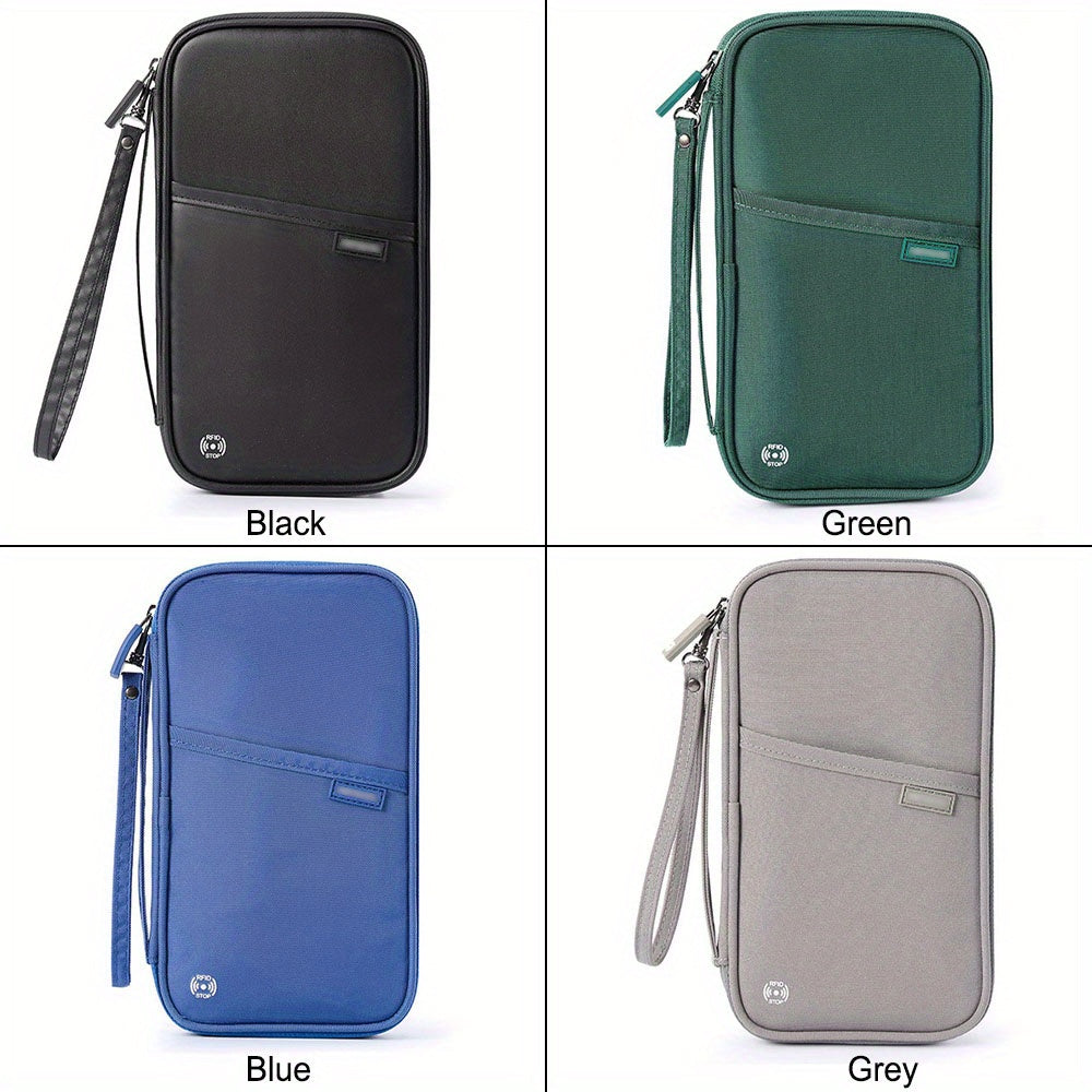 Travel Passport Wallet - Family Passport Holder, Travel Document Storage Bag for Safe Organization