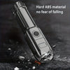 1pc Powerful Zoomable Flashlight, Outdoor Multi-functional Portable Home Small Flashlight, Telescopic Zoom Light ABS Material