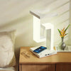 10W Wireless Charging Levitating LED Desk Lamp - USB Rechargeable, Touch Control & Dimmable Ambient Light for Home & Office