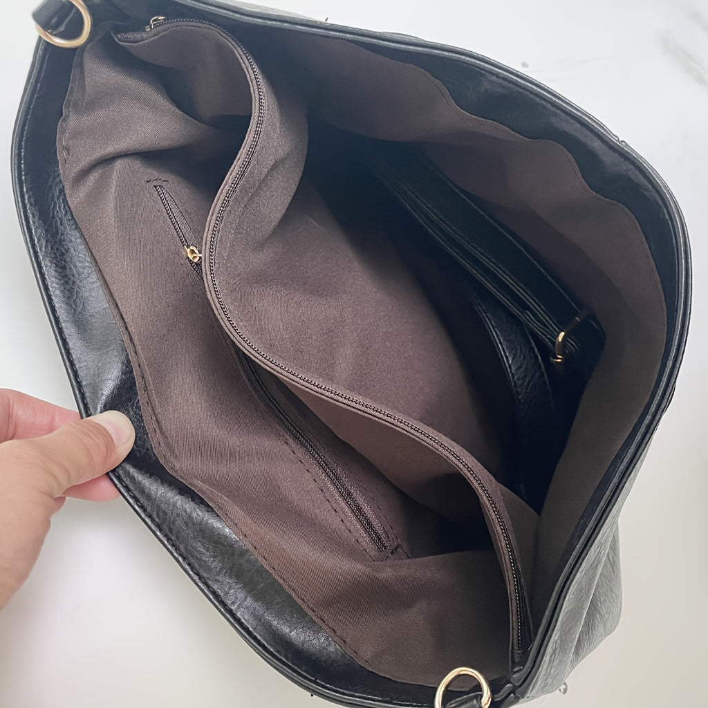 Elegant Womens Envelope Clutch Handbag - Spacious Faux Leather, Convertible Shoulder & Crossbody, Makeup Pouch & Document Wallet - Perfect for Glamorous Evening Parties