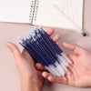 50 pcs Fast-Drying Blue Gel Pen Refill Set - Fine Tip 0.38mm - Ideal for School and Office Use - Pack of 12