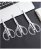 Multi-functional Stainless Steel Precision Scissors with Transparent Handle for Office, School & Crafts