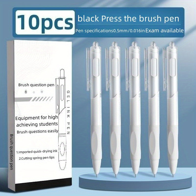 Smooth Writing Carbon Black Pen - Fast-Drying Ink for Smudge-Free Writing, Ultra-Smooth Experience, Fine Neutral Tip - Ideal for Students and Office Use, Essential Office Supplies and Stationery