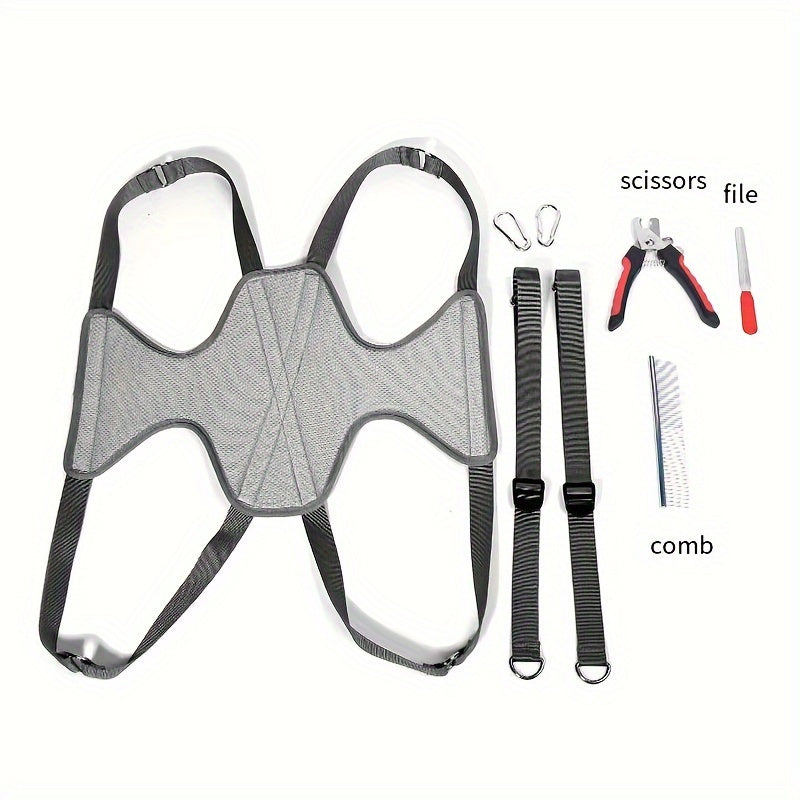 Hanging Belt Style Pet Hammock, Pet Beauty Hammock, Dog Hammock, Manicure, Nail Hanging Hammock