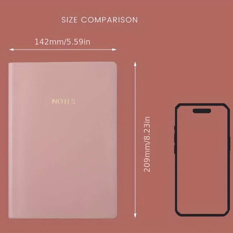 1pc 82 Sheets A5 Rainbow Border Notebook - Hardcover Executive Diary for College Ruled Writing, Thick Paper, School & Office Essential for Work, Study and Personal Use - Best Quality Stationery for Classroom and Office Suppli