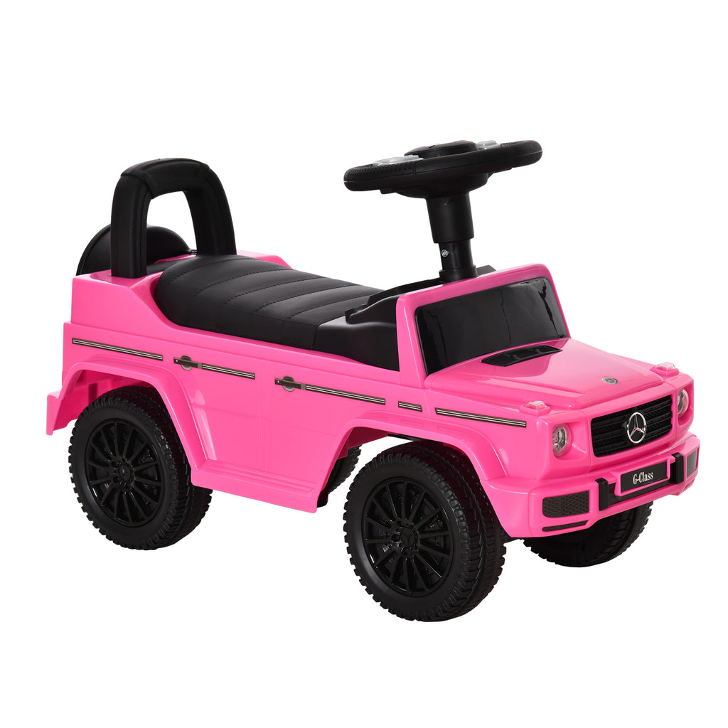DodiOnline 3 in 1 Kids Ride On Car G350 Licensed Foot To Floor Slider Toddler Push Along NO POWER Pink 12-36 months