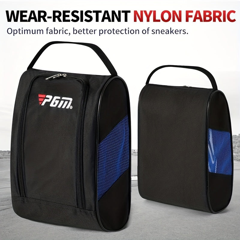 PGM Outdoor Golf Shoes Bags, Colorful Nylon Travel Zippered ConvenientSport Storage Bag XB001