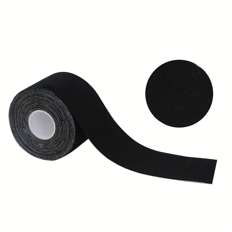 Enhanced Muscle Support & Recovery Kinesiology Tape - 5cm x 5m, Water-Resistant, Elastic, Universal Fit Sport Tape