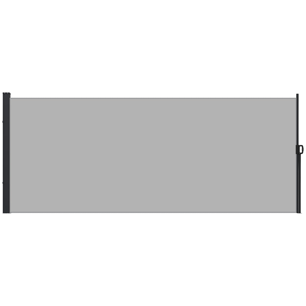 DodiOnline 400 x x 160cm Retractable Side Awning - Light Grey