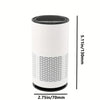 1/2pcs Portable True HEPA Air Purifier for Home, Office, and Car - Eliminates 99.97% of Dust, Odors, and Allergens for Fresh Air