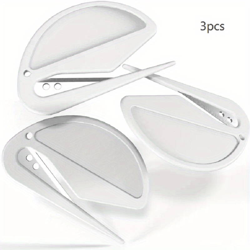 Stainless Steel Razor Blade Letter Opener - Safely Open Envelopes, Packages, and Papers with Ease - Durable Office Supplies for Women and Men