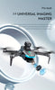 New S9S aerial drone, GPS positioning, Automatic return, Remote-controlled aircraft, High-definition dual camera with 2-axis Self Stabilizing Electronic Anti-Shake Gimbal, Brushless motor, Foldable four axis aircraft
