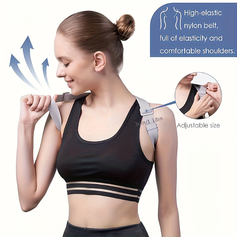 Hump Correction Training Device, Electronic Intelligent Vibration Smart Posture Reminder Back Support Belt