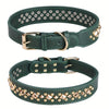 1pc Rivet Pet Collar, Retro Leather Dog Collar, Suitable For Pets Neckwear Accessories