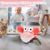 New Electronic Crab Toy - Highly Interactive Play Experience with Irresistible Attraction, Intelligent Obstacle Avoidance, Mesmerizing Color-Changing Lights, Soothing Music with Adjustable Volume, and Enhanced Interactive Exp