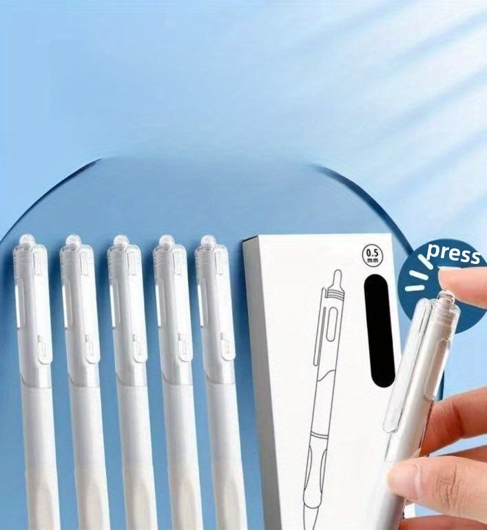 Smooth Writing Carbon Black Pen - Fast-Drying Ink for Smudge-Free Writing, Ultra-Smooth Experience, Fine Neutral Tip - Ideal for Students and Office Use, Essential Office Supplies and Stationery