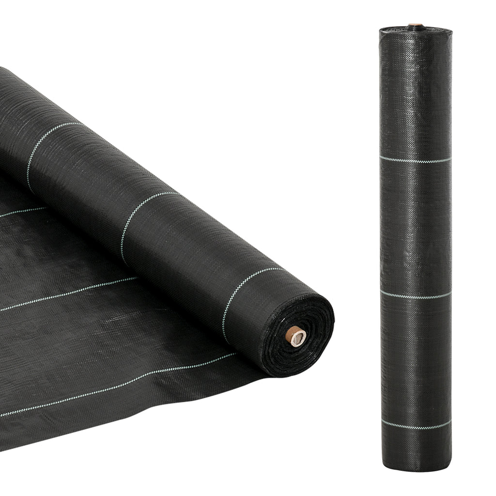 DodiOnline 2x50m Gardener Premium Weed Barrier Landscape Fabric Durable & Heavy-Duty Weed Block Gardening Mat, Easy Setup & Superior Weed Control Convenient Design