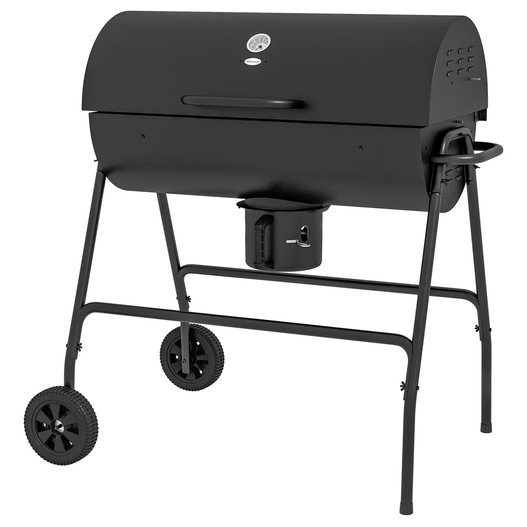 DodiOnline Steel Charcoal BBQ, with Ash Catcher and Warming Rack
