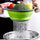 Foldable Silicone Drain Basket - Collapsible Kitchen Colander for Pasta, Vegetables, Fruits & More - Durable, Easy-Clean Design with Handles, Perfect for Draining and Filtering Water, Food-Safe Silicone Material, Kitchen Drai