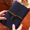 Retro Leaf Leather Loose-leaf Notebook Strap Portable Travel Record Hand Ledger Learning Stationery