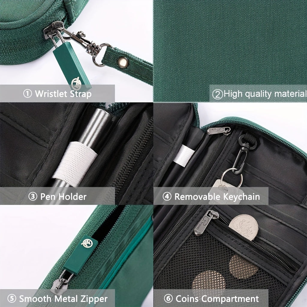 Travel Passport Wallet - Family Passport Holder, Travel Document Storage Bag for Safe Organization