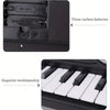 37-key Multifunctional Electronic Keyboard, Simulation Instrument Music Toy, Piano Toy Gift For Beginners (batteries Not Included)