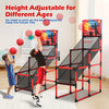 Kids Basketball Hoop Arcade Game W/Electronic Scoreboard Cheer Sound, Basketball Hoop Indoor Outdoor W/4 Balls, Basketball Game Toys Gifts For Kids 3-6 5-7 8-12 Toddlers Boys Girls