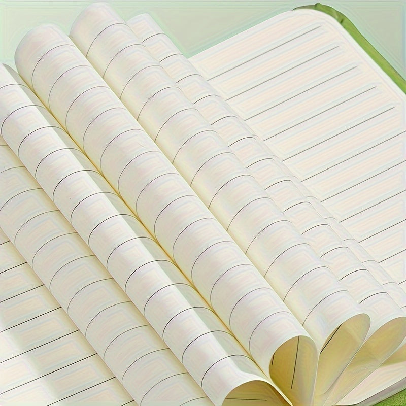 1pc A7 Small Lined Pocket Journal Portable Notebook, 100 Pages, Small, Soft Faux Leather, 10.49 cm X 7.49cm 100 Gsm Thick Paper, Hardcover, Best for school travel meeting business writing