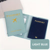 PU Leather Passport Holder, Waterproof Passport Cover For Travel, Passport Wallet