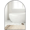 DodiOnline 50 x 70cm Arched Home Mirror - Black