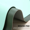 1pc Large Waterproof PU Leather Mouse Pad - Multi-functional Desk Pad for Office and Laptop - Non-slip and Anti-fouling