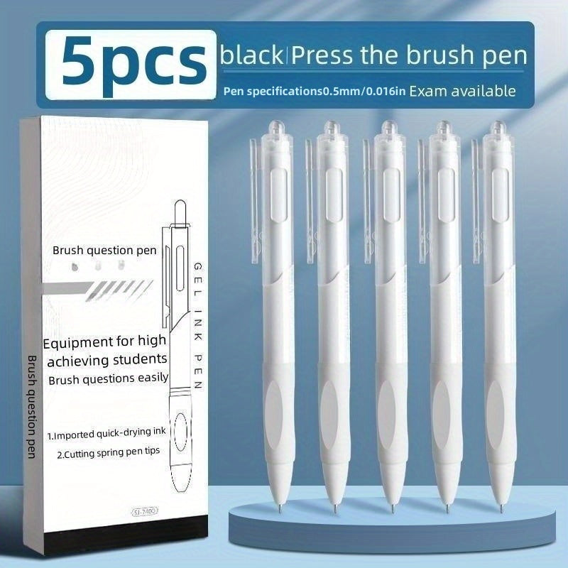 Smooth Writing Carbon Black Pen - Fast-Drying Ink for Smudge-Free Writing, Ultra-Smooth Experience, Fine Neutral Tip - Ideal for Students and Office Use, Essential Office Supplies and Stationery