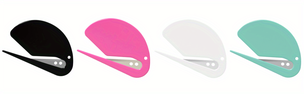 Stainless Steel Razor Blade Letter Opener - Safely Open Envelopes, Packages, and Papers with Ease - Durable Office Supplies for Women and Men