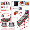 Kids Basketball Hoop Arcade Game W/Electronic Scoreboard Cheer Sound, Basketball Hoop Indoor Outdoor W/4 Balls, Basketball Game Toys Gifts For Kids 3-6 5-7 8-12 Toddlers Boys Girls