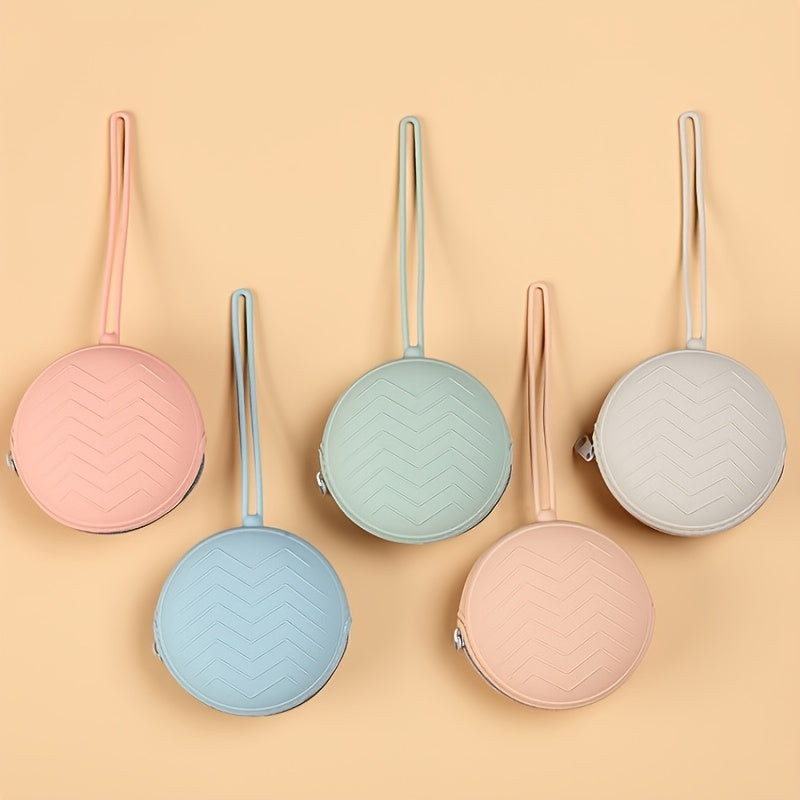Travel-Safe Silicone Pacifier Case - BPA-Free, Secure Holder, Durable Pouch, Essential Organizer for On-the-Go Parents - Hygienic Storage Solution for Pacifiers