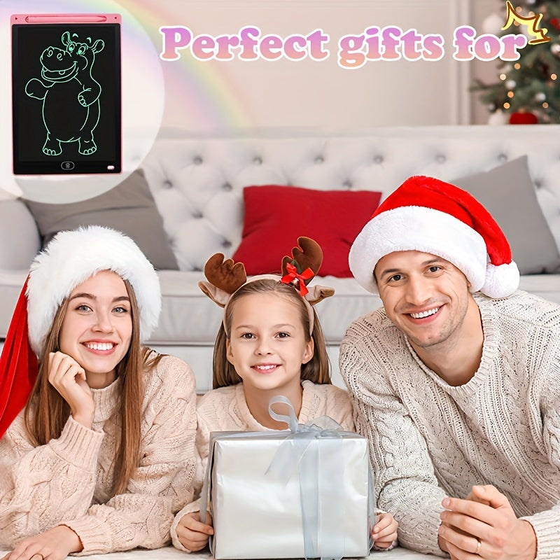 1pcs 8.5-Inch Durable ABS LCD Writing Tablet for Kids, Electronic Doodle Pad with One-Click Erase, Ideal Educational Toy Gift for Birthday, Halloween, Christmas, and Thanksgiving