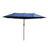 DodiOnline Double-side Umbrella Parasol, ?2.7x4.6Wx2.4H m-Blue