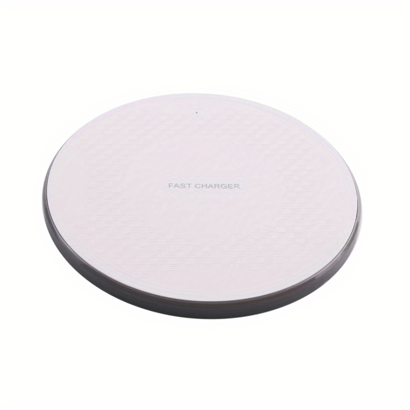 10W Fast Wireless Charger, Compatible with iPhone 16/15/14/13/12/11/8 Series, S23/S22/S21/S20/S10/S9/S8/S7/S6 Series, Note 10/9/8/5 Series, Slim Design for Bedside & Office Desk, Free Cable Included