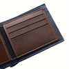 1pc Men's Multi-card Wallet, Horizontal Trendy PU Leather Business Card Holder
