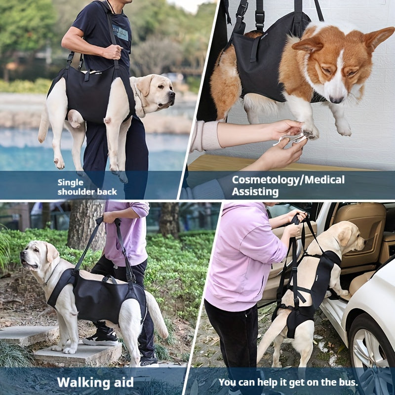 ComfortFit Pet Support Harness - Adjustable Lifting Sling for Elderly, Disabled, and Rehabilitative Exercise - Stair Assistance, Health & Beauty Care Accessory for Senior Dogs, Arthritis, and Post-Surgery Recovery