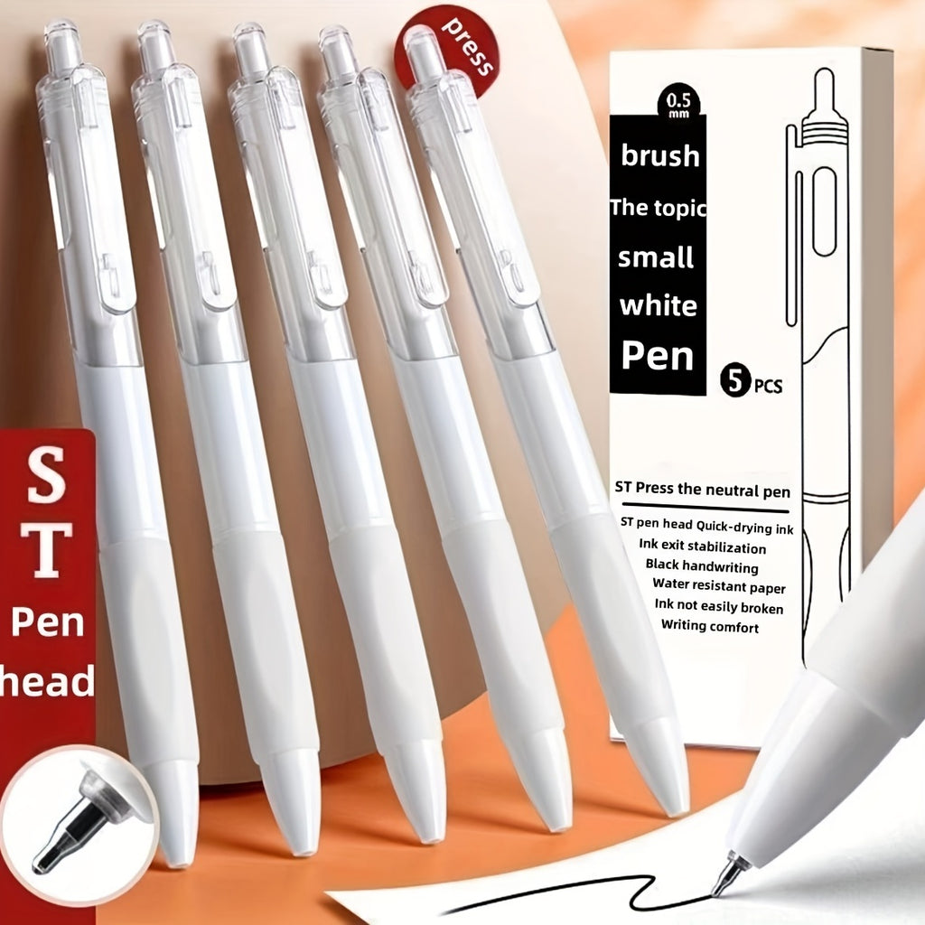 Smooth Writing Carbon Black Pen - Fast-Drying Ink for Smudge-Free Writing, Ultra-Smooth Experience, Fine Neutral Tip - Ideal for Students and Office Use, Essential Office Supplies and Stationery