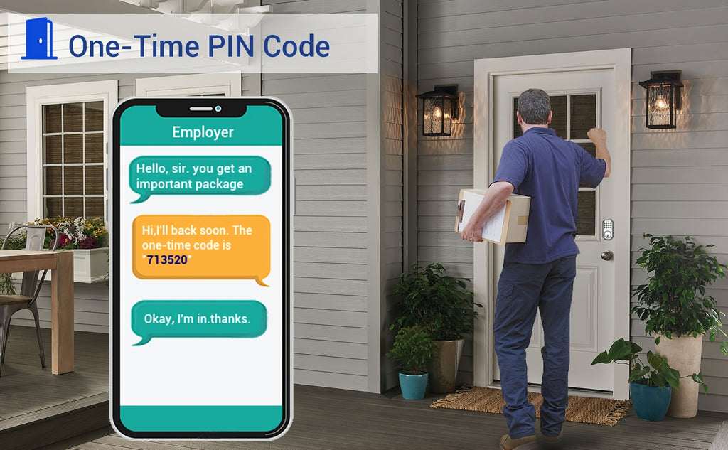 1pc BULIST UD01 Keypad Deadbolt Door Lock, Electronic Keyless Entry, User Pin Code, One Time Code, Mechanical Key, Backlit Keypad, Human Voice Guidance, Auto Lock, Long Battery Life, Easy To Install And Program, Stain Steel