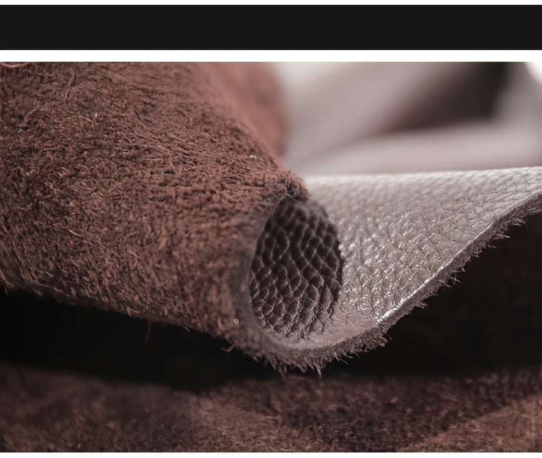 Men's Casual Leather High-top Boots: Stylish, Durable & Non-slip; All-season Wear with Comfortable Zip Closure