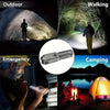 1pc Powerful Zoomable Flashlight, Outdoor Multi-functional Portable Home Small Flashlight, Telescopic Zoom Light ABS Material
